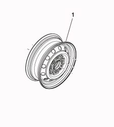 Steel rim 13 inch
